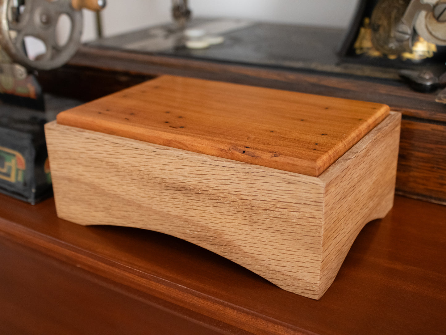 White Oak/Cherry Keepsake/Jewelry Box