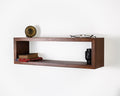 Floating Box Shelf | Solid Wood