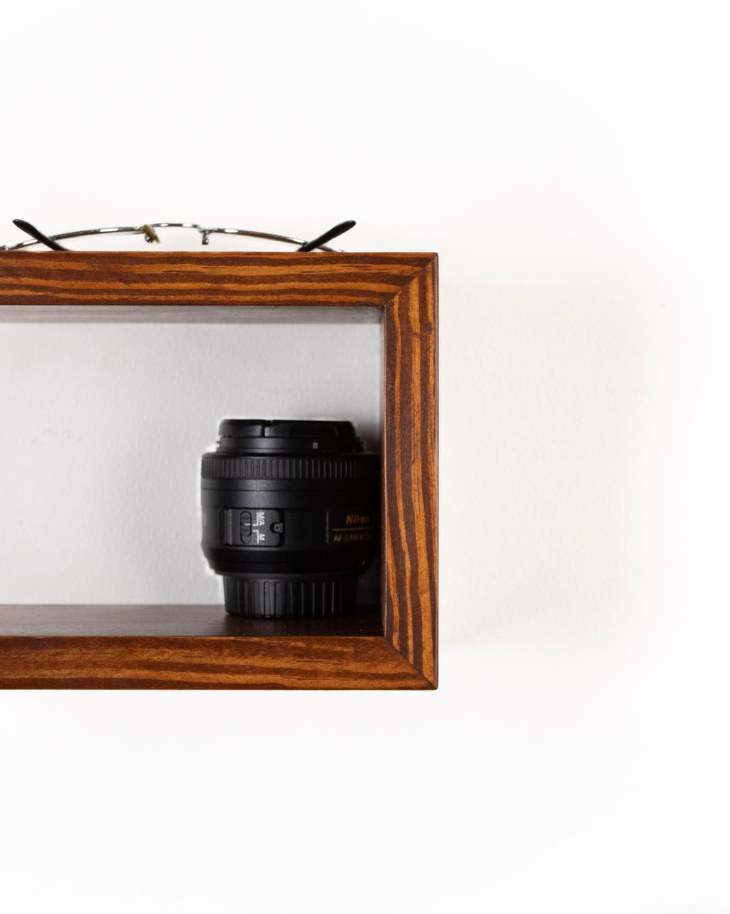 Floating Box Shelf | Solid Wood