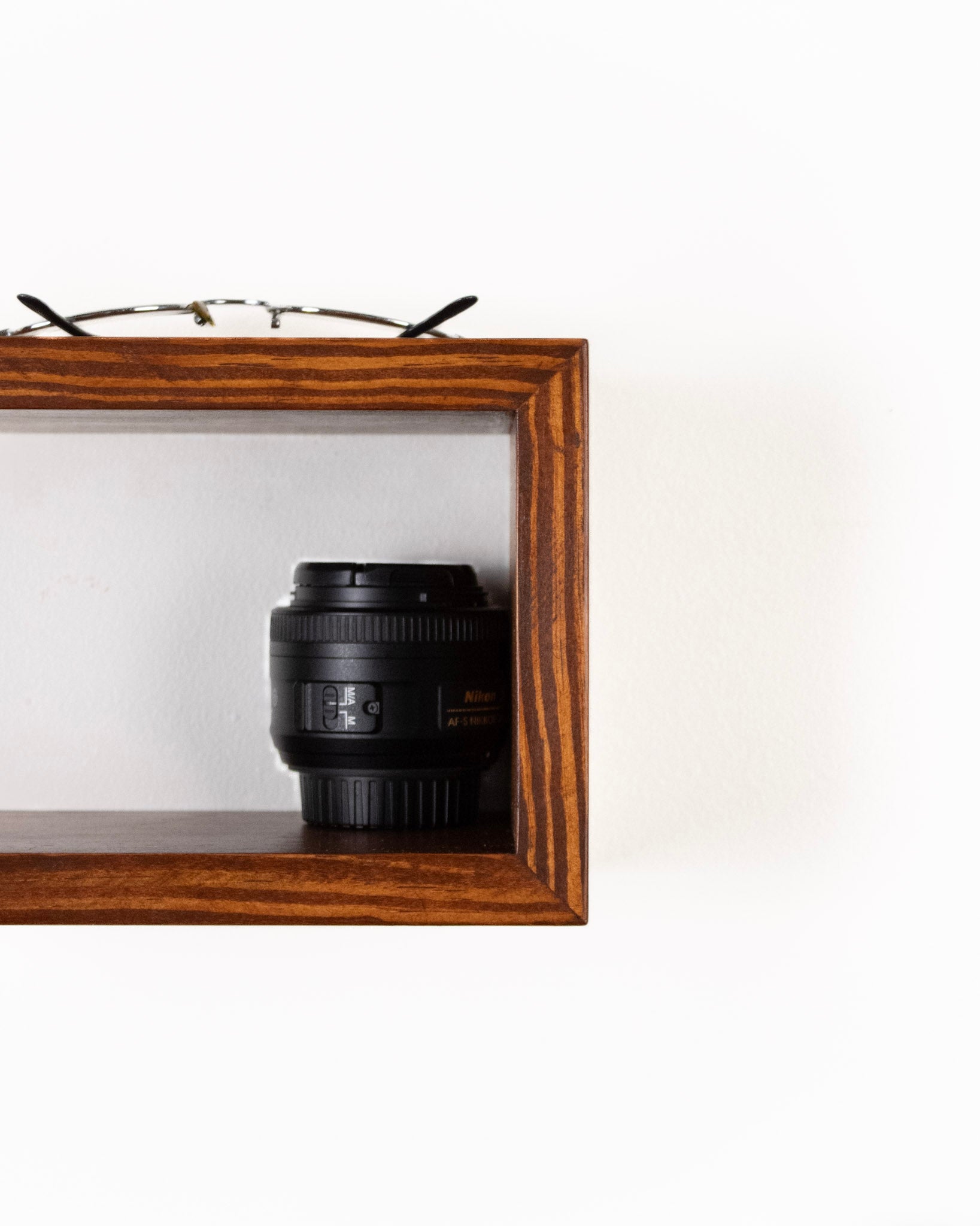Floating Box Shelf | Solid Wood