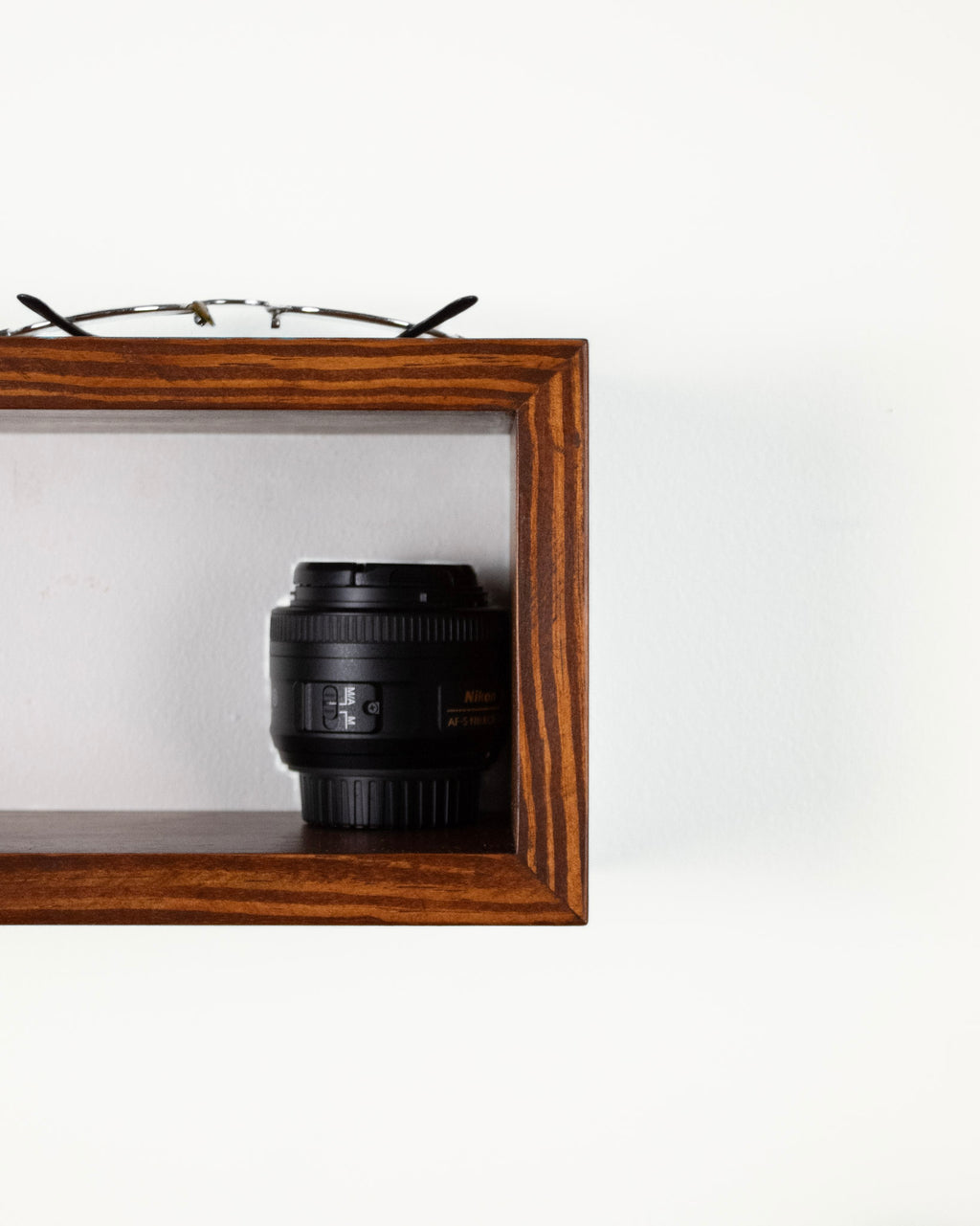 Floating Box Shelf | Solid Wood