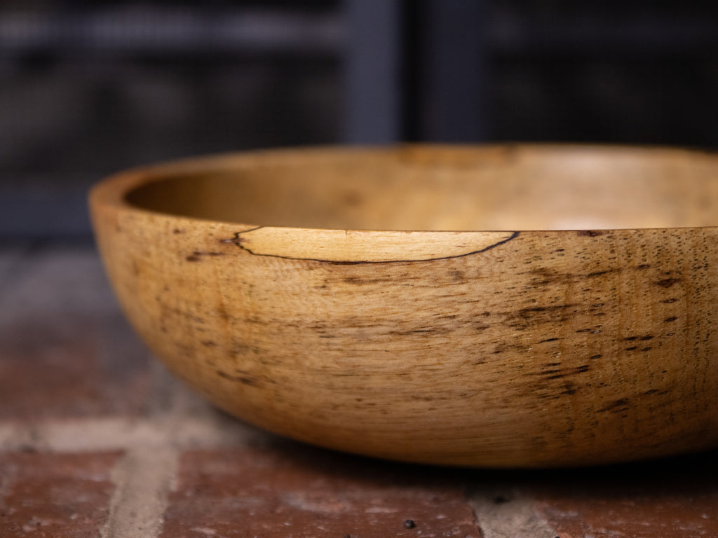 Pecan Wood Serving Bowl