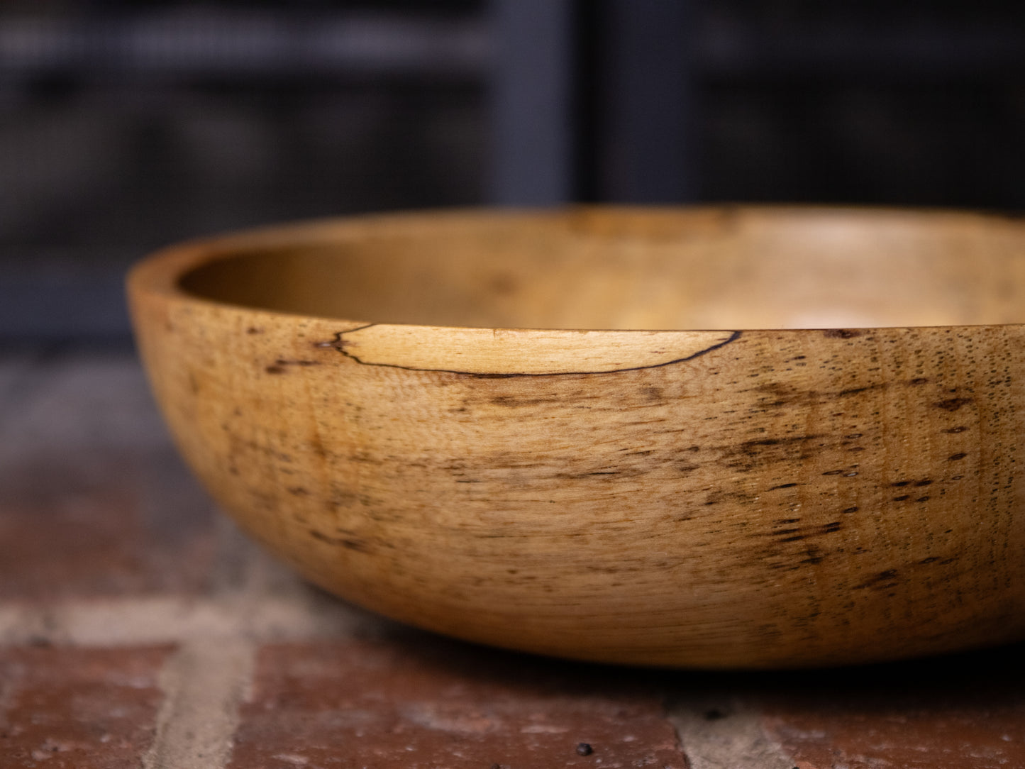 Pecan Wood Serving Bowl