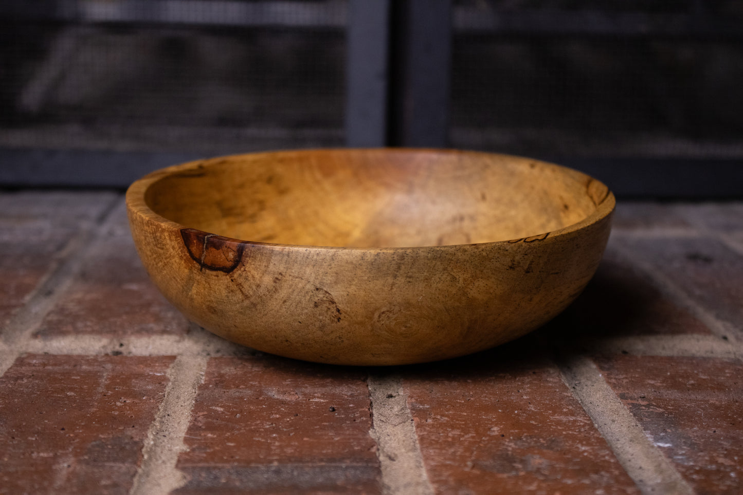 Pecan Wood Serving Bowl