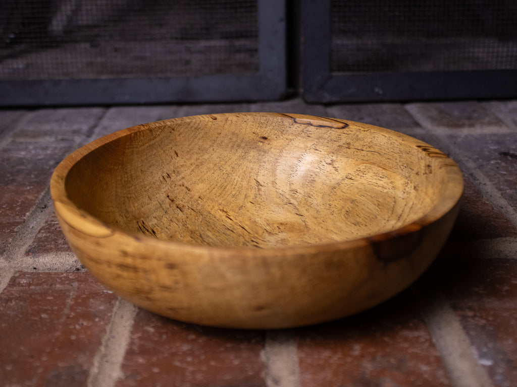 Pecan Wood Serving Bowl