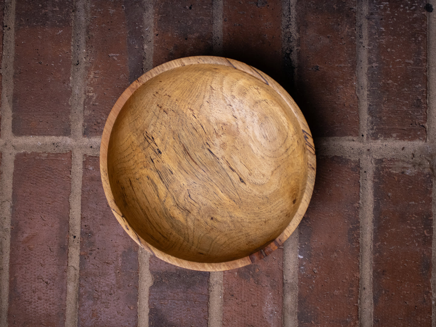 Pecan Wood Serving Bowl