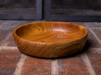 Black Locust Wood Shallow Bowl
