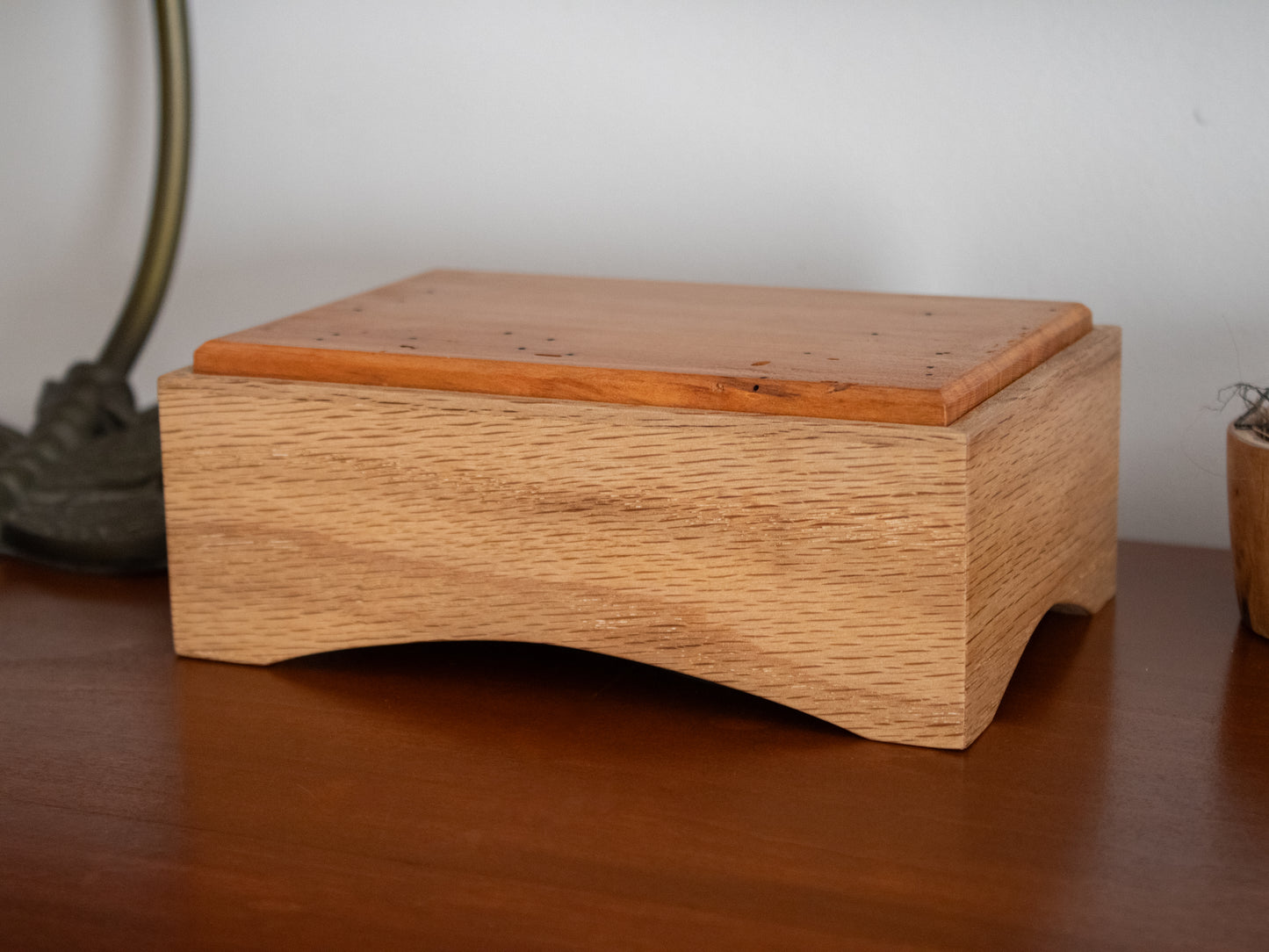 White Oak/Cherry  Keepsake/Jewelry Box