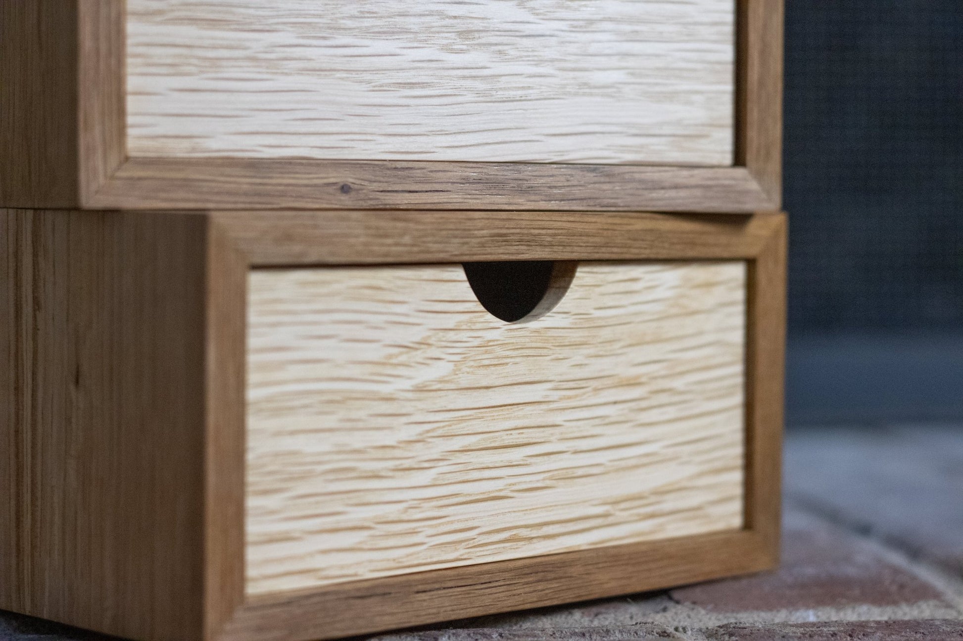 Pair of White Oak Wooden Boxes - day1wood