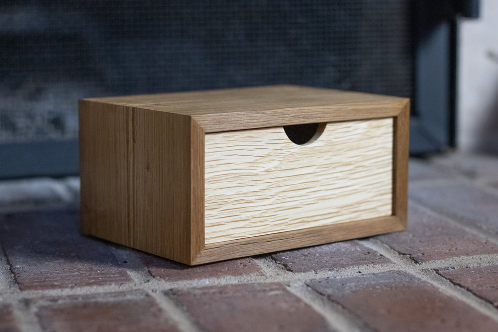 Pair of White Oak Wooden Boxes - day1wood