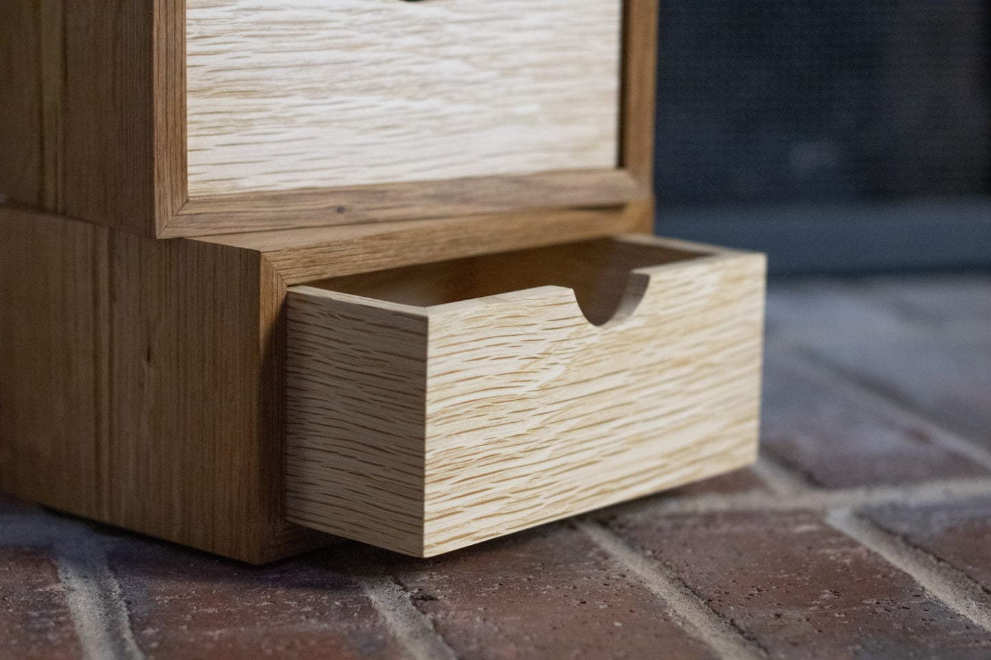 Pair of White Oak Wooden Boxes - day1wood