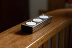 Triple Tea Candle Holder - Pine - day1wood