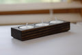 Triple Tea Candle Holder - Pine - day1wood